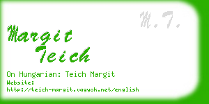 margit teich business card